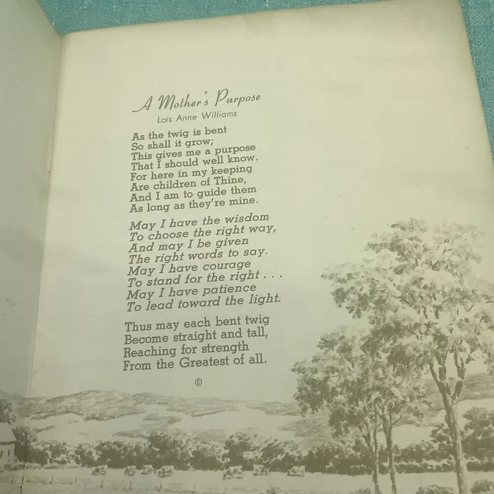 Vintage 1965 Mothers Day booklet: A Collection of Poems & Prose Book
